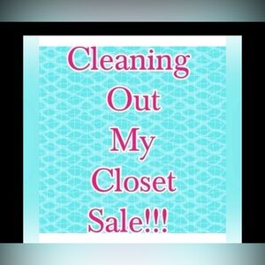 Closet Sale Announcement